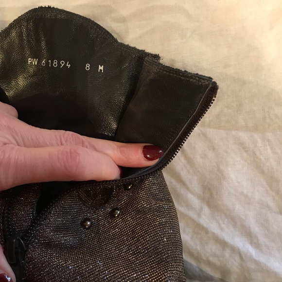 Stuart Weitzman Shimmer Studded Western Bootie - Picture 7 of 7